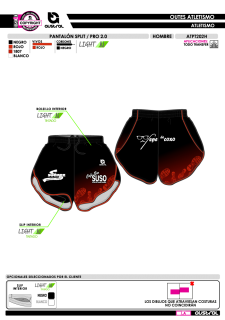 Pantalón Split PRO 2.0 - Rojo 2