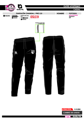 Pantalón Chándal PRO 2.0 - Negro