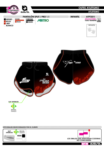 Pantalón Split PRO 1.1 - Rojo