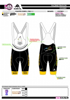 Culotte Corto PRO 1.1 - Negro 2