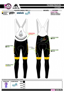 Culotte Largo PRO 1.1 - Negro 2