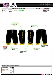 Malla Corta PRO 2.0 - Negro 2