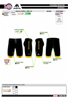 Malla Corta PRO 2.0 - Negro 2