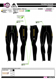 Malla Larga PRO 2.0 - Negro 2