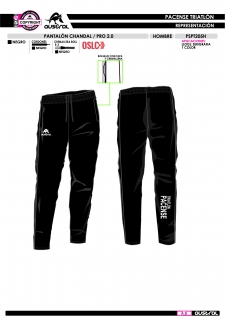 Pant. Chándal PRO 2.0 - Negro 2