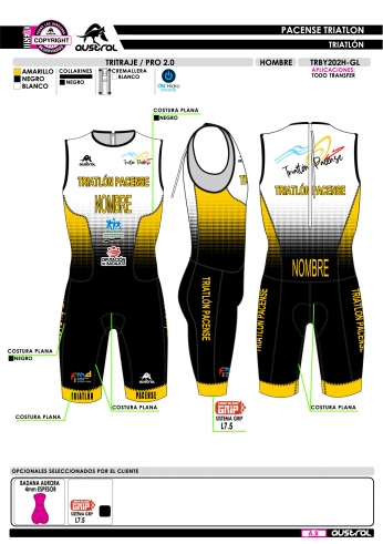 Tritraje PRO 2.0 - Blanco