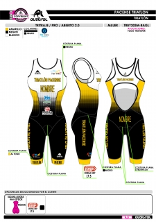 Tritraje PRO abierto 2.0 -... 2