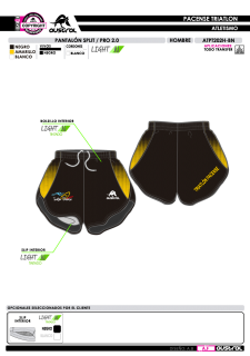 Pantalón Split PRO 2.0 - Negro 2