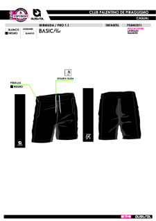 Bermuda PRO 1.1 - Negro 2