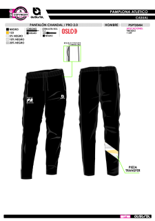Pant. Chándal PRO 2.0 - Negro 2