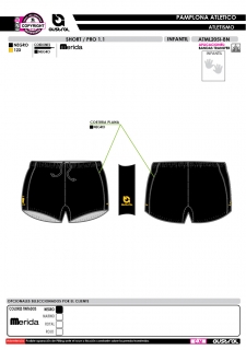 Short PRO 1.1 - Negro 2