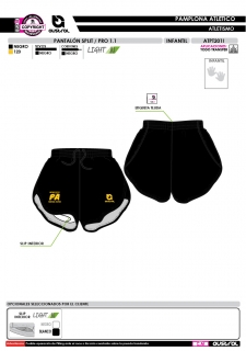Pantalón Split PRO 1.1 - Negro 2