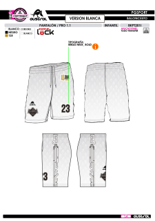 Pantalón  PRO 1.1 - Blanco 2