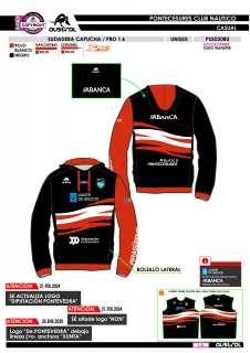 Sudadera Capucha PRO 1.6 -... 2