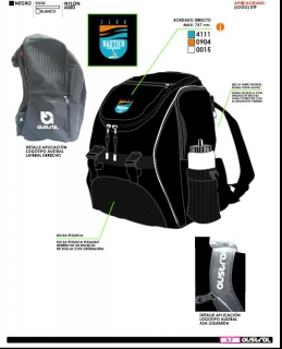 Mochila PRO 2.0 Aqua - Negro