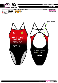 Bañador Tirante Fino - Negro 2