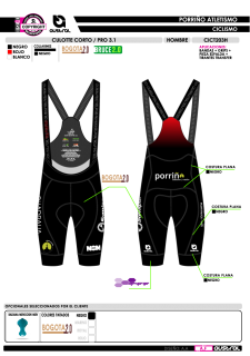 Culotte Corto PRO 3.1 - Negro 2