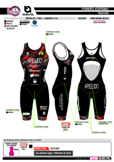 Tritraje PRO abierto 2.0 -... 2