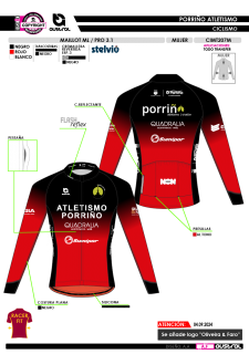 Maillot ML PRO 3.1 - Rojo 2