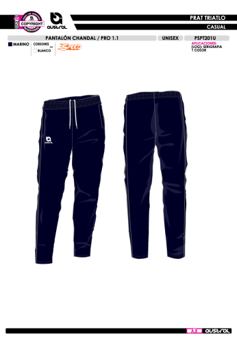 Pant. Chándal PRO 1.1 - Marino