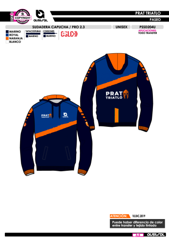 Sudadera Capucha PRO 2.3 - Marino