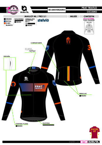 Maillot ML PRO 3.1 - Negro