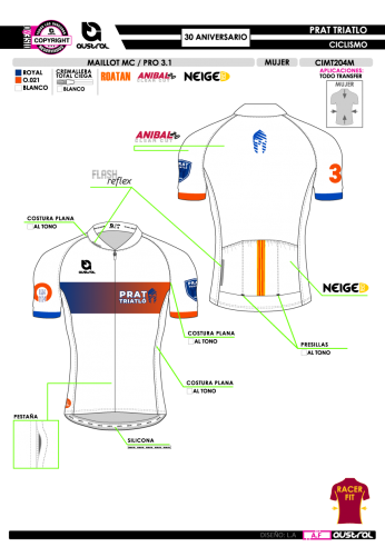 Maillot MC PRO 3.1 -Blanco