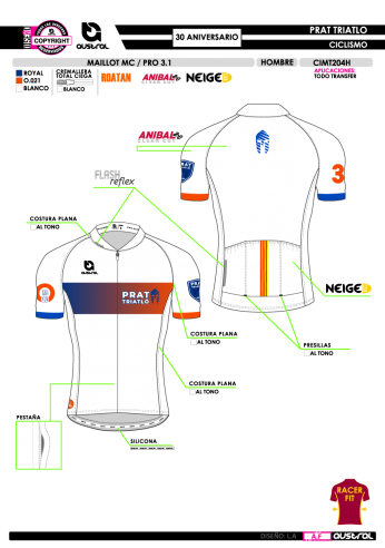 Maillot MC PRO 3.1 -Blanco