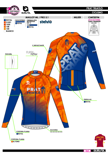 Maillot ML PRO 3.1 - Royal