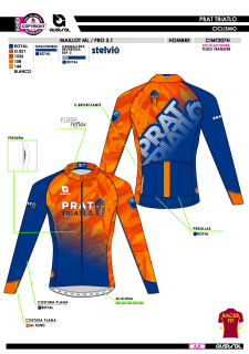 Maillot ML PRO 3.1 - Royal 2