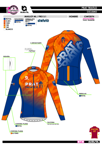 Maillot ML PRO 3.1 - Royal