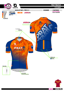 Maillot MC PRO 3.1 - Royal 2