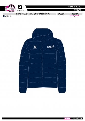 Chaqueta Ligera con Capucha IM - Marinno