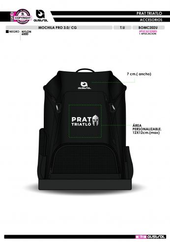 Mochila PRO 3.0 CG - Negro