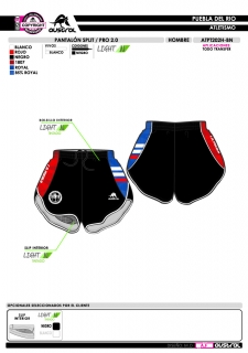 Pantalón Split PRO 2.0 - Negro 2