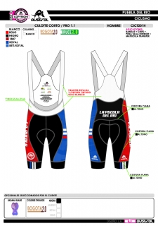 Culotte corto PRO 1.1 - Negro 2