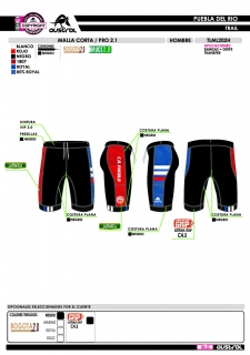 Malla corta PRO 2.1 - Negro 2