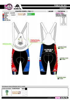 Culotte corto PRO 1.1 - Negro 2