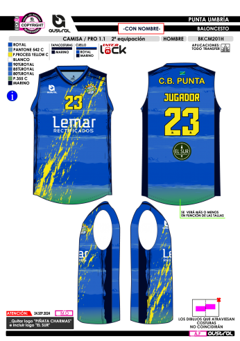 Camisa PRO 1.1 - 2ª Equipacion - Con...
