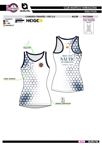 Camisa Tirantes PRO 3.0 - Blanco