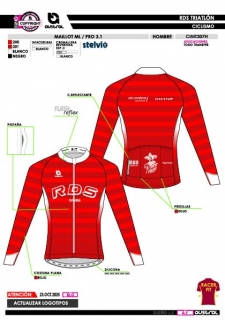 Maillot ML PRO 3.1 - Rojo 2