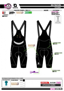 Culotte Corto PRO 3.1 - Negro 2