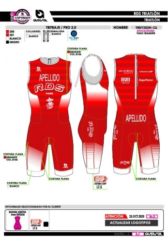 Tritraje PRO 2.0 - Rojo