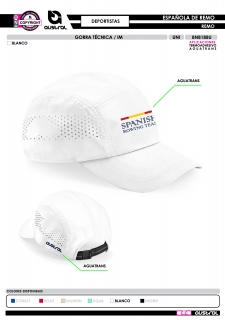 Gorra Técnica IM - Blanco 2