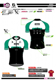 Maillot MC PRO 1.1 - Negro 2