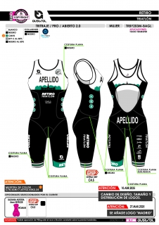 Tritraje PRO abierto 2.0 -... 2