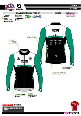 Chaqueta Térmica PRO 3.1 - Negro