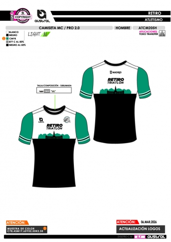 Camiseta MC PRO 2.0 - Negro