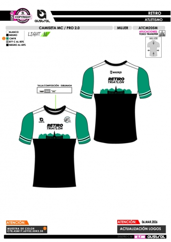 Camiseta MC PRO 2.0 - Negro