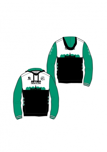 Sudadera Capucha PRO 1.6 - Negro